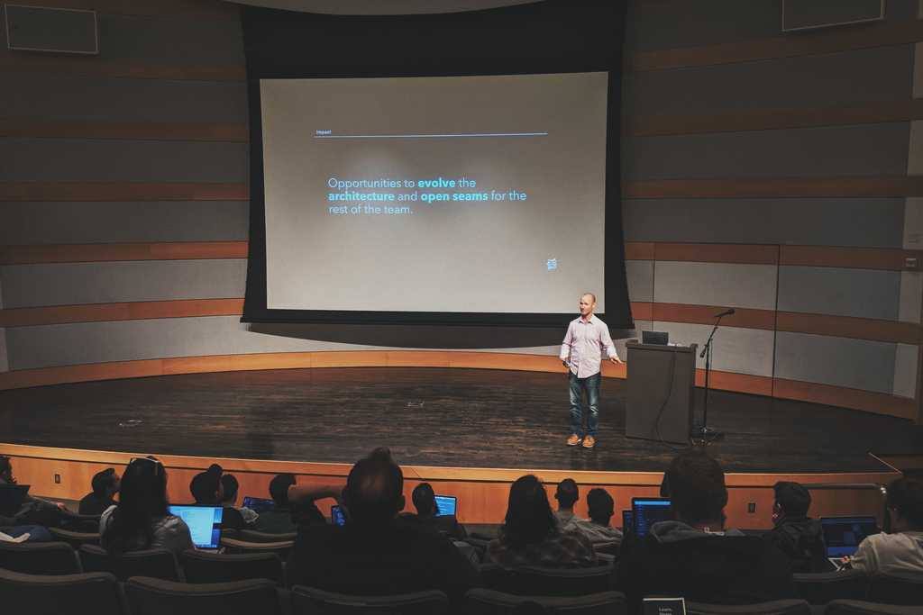 Ryan Cromwell addressing the Solidus Conf audience